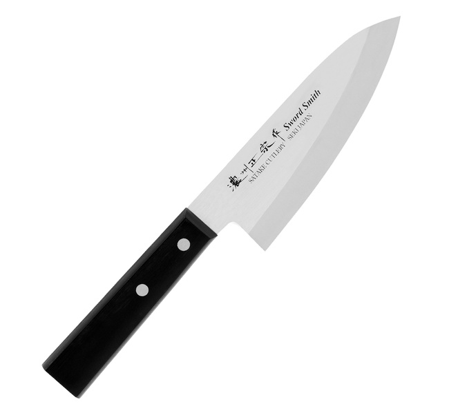 Satake MV Pakka Nóż Deba 15,5 cm