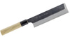 Hideo Kitaoka Nóż Shirogami Black Usuba 18 cm