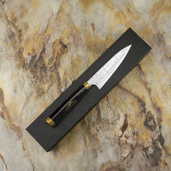 Takeshi Saji Art Fuji on Lake R-2 Nóż uniwersalny 13 cm + Saya