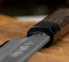 Hideo Kitaoka Shirogami Black Oktagon Nóż Yanagi 24 cm