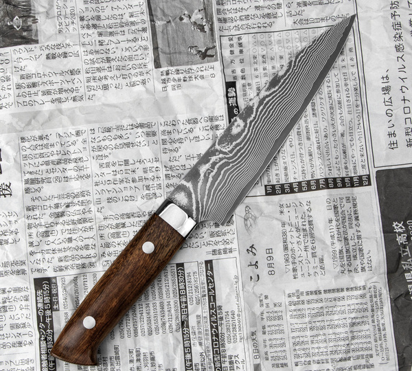 Takeshi Saji IW Ręcznie kuty nóż uniwersalny 15 cm VG-10