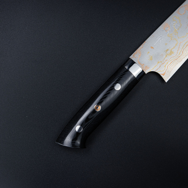 Takeshi Saji Blue Steel Nóż Szefa kuchni ręcznie kuty 21 cm