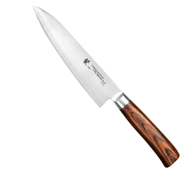 Tamahagane SAN Brown VG-5 Nóż Szefa 18 cm