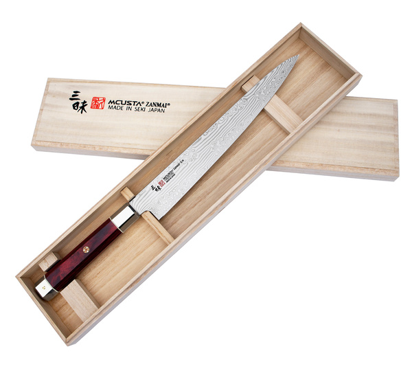 Mcusta Zanmai VG-10 Ultimate Aranami Nóż Sujihiki 27 cm