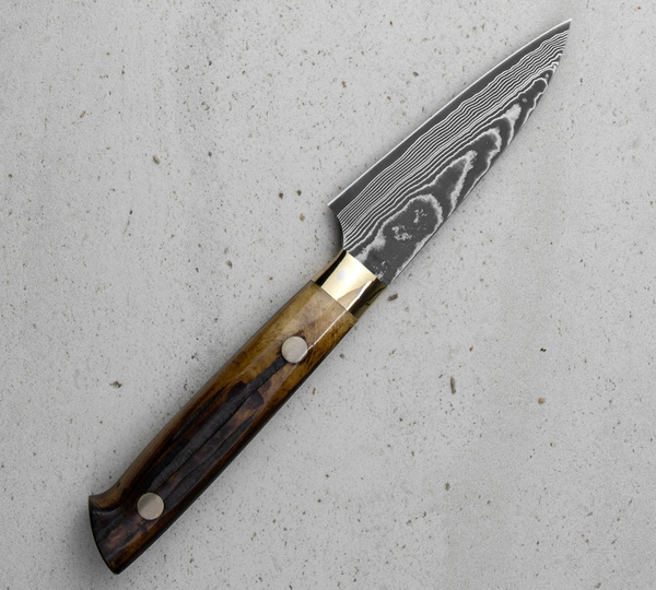 Takeshi Saji YBB Ręcznie kuty nóż do obierania 9 cm VG-10