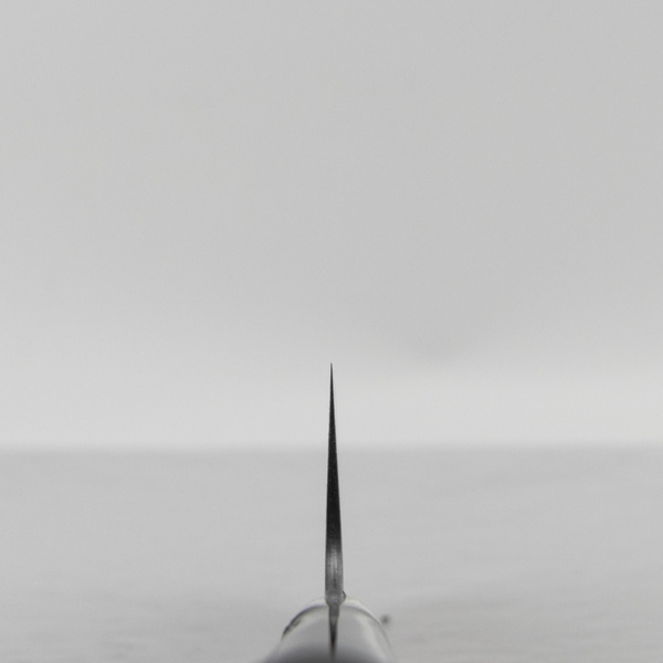 Takeshi Saji Art Black Color VG-10 Nóż Santoku 18 cm