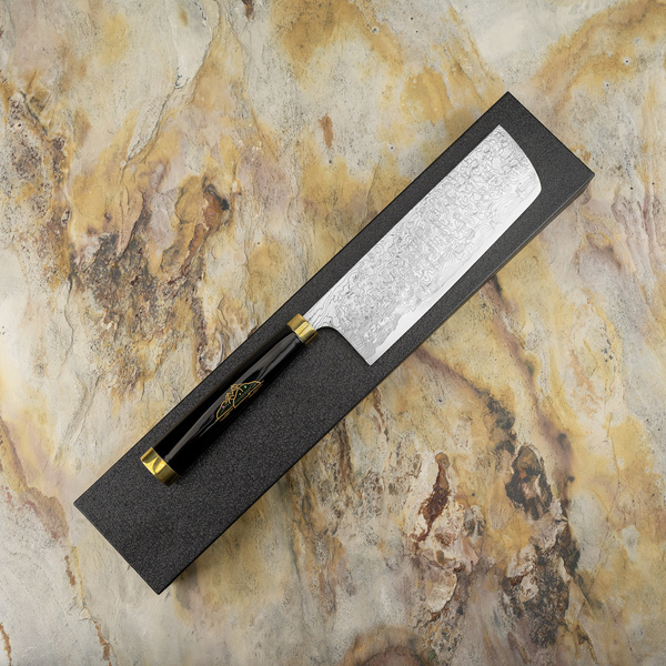 Takeshi Saji Art Fuji Unique R-2 Nóż Nakiri 17 cm + Saya