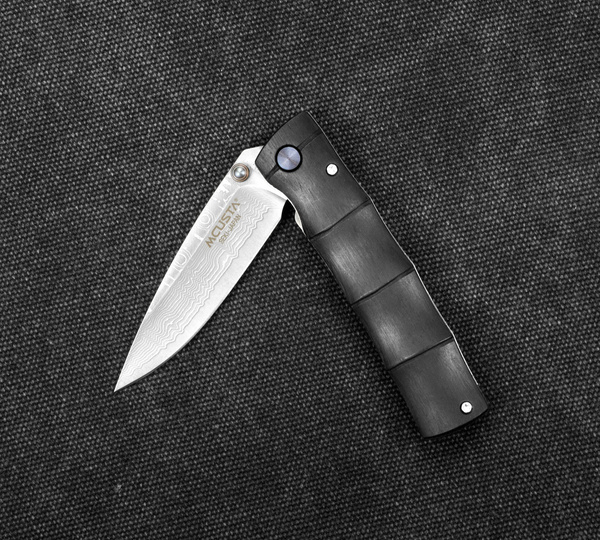 Mcusta Shinra Emotion Black Pakka Damascus VG-10 6,5 cm
