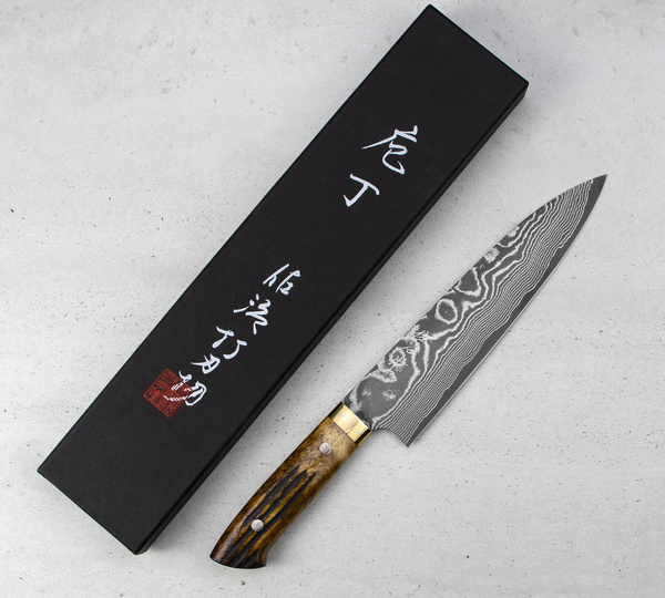 Takeshi Saji YBB Ręcznie kuty nóż Szefa 21 cm VG-10