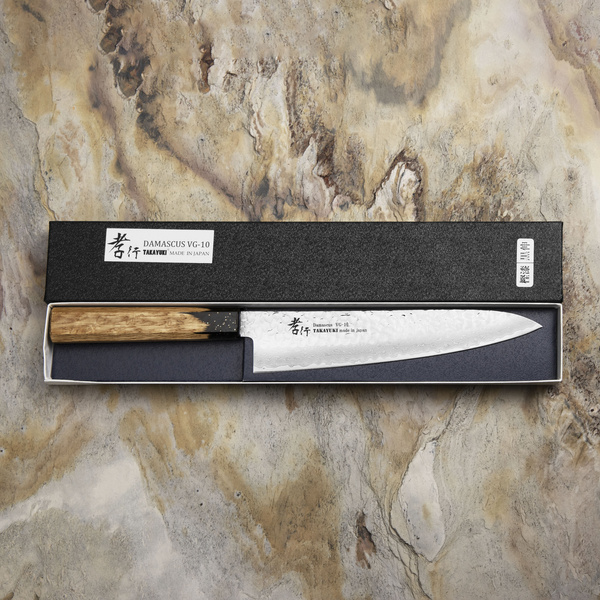 Sakai Takayuki Urushi VG-10 Kokushin Nóż Szefa kuchni 21 cm