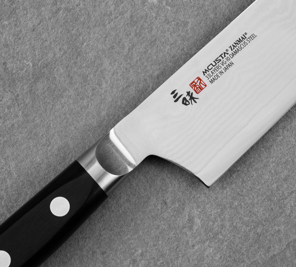 Mcusta Zanmai Classic Damascus VG-10 Pakka Nóż Santoku 18 cm