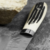 Takeshi Saji SRS-13 Jeleni róg Ręcznie kuty nóż Santoku 18 cm