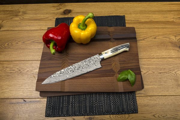 Takeshi Saji WBB Ręcznie kuty nóż Santoku 18 cm R-2