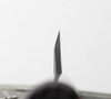 Hideo Kitaoka Shirogami Satin Damascus Nóż Miroshi Deba 21 cm