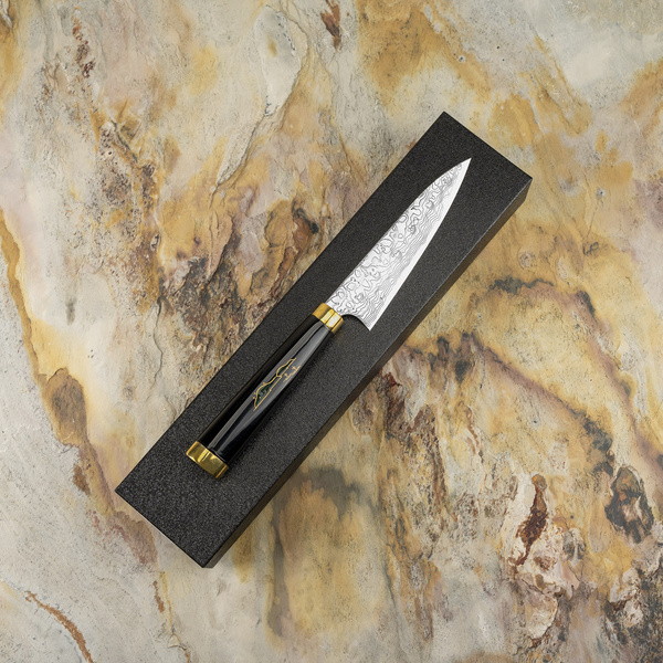 Takeshi Saji Art Fuji Unique R-2 Nóż uniwersalny 13 cm + Saya