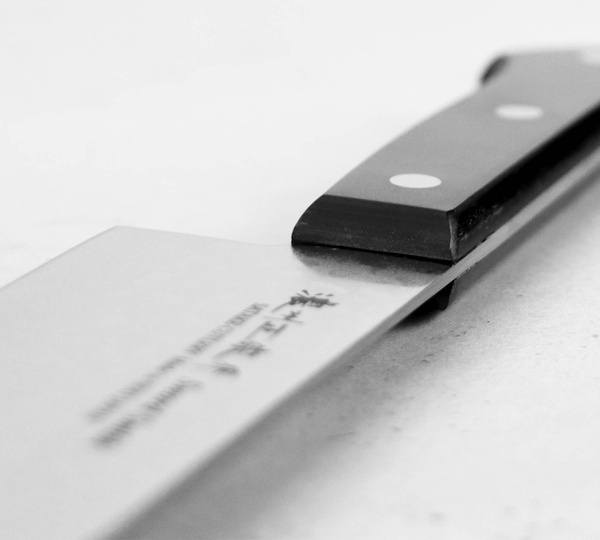Satake Unique VG-10 Damascus Nóż Santoku 17 cm