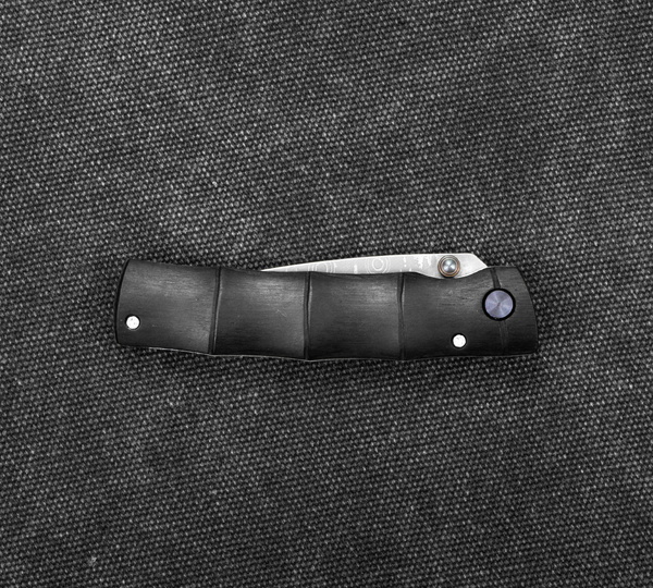 Mcusta Shinra Emotion Black Pakka Damascus VG-10 6,5 cm