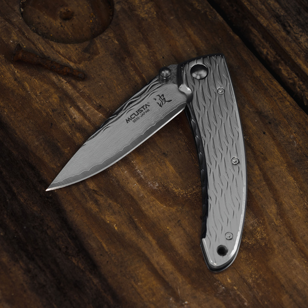 Mcusta Nami Small Damascus VG-10 Damascus 7 cm