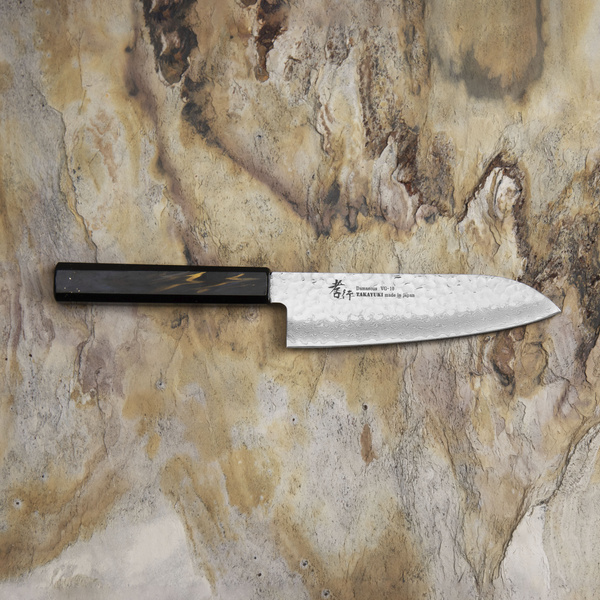 Sakai Takayuki Urushi VG-10 Saiu Nóż Santoku 17 cm