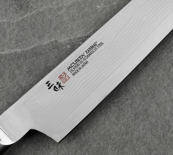 Mcusta Zanmai Classic Damascus VG-10 Pakka Nóż Sujihiki 24 cm