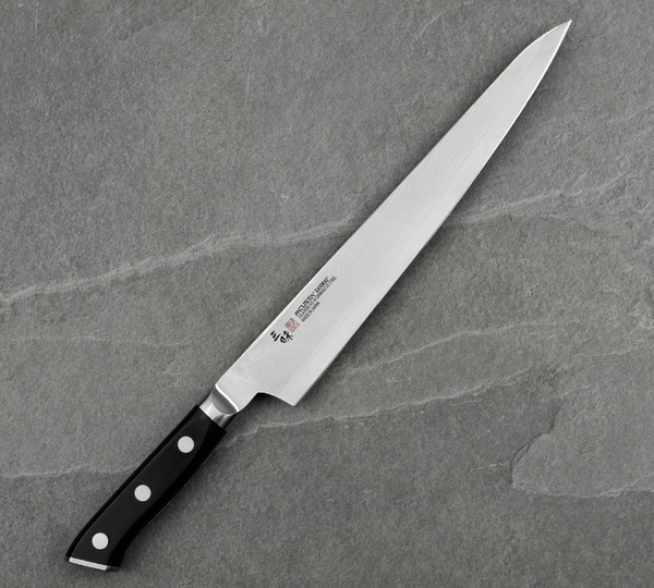 Mcusta Zanmai Classic Damascus VG-10 Pakka Nóż Sujihiki 24 cm