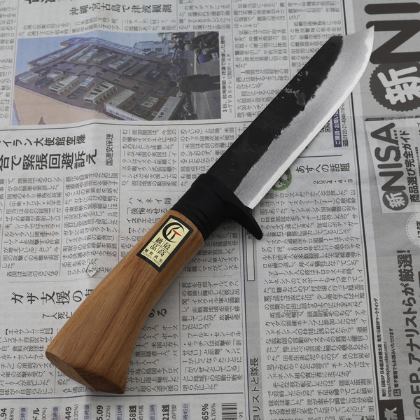 Kanetsune Shirogami#2 KURO-ONE Damascus 15 cm