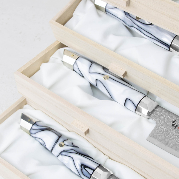 Mcusta Limited "White Tiger" zestaw 4 noży