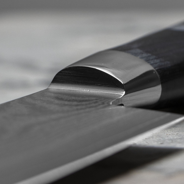 Satake Cutlery Mfg Damascus Nóż Santoku 17 cm