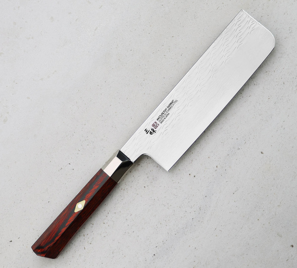 Mcusta Zanmai VG-10 Supreme Ripple Nóż Nakiri 16,5 cm