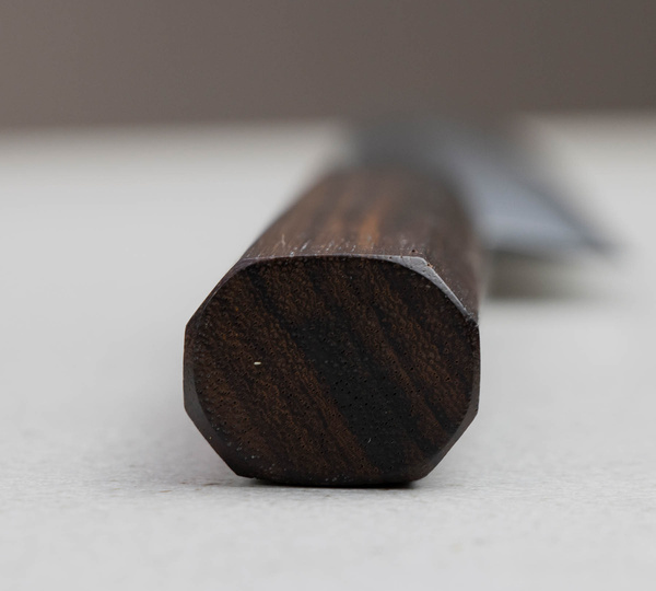 Hideo Kitaoka Shirogami Black Oktagon Nóż Yanagi 27 cm