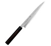 Hideo Kitaoka Shirogami Satin Damascus Nóż Yanagi Sashimi 21 cm