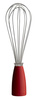 Trzepaczka powlekana silikonem czerwona