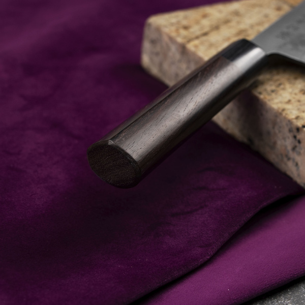 Kanetsune Zen-Bokashi Aogami#2 Nóż Nakiri 16,5 cm