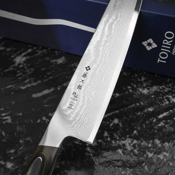 Tojiro Flash VG-10 Damascus Nóż Szefa kuchni 27 cm