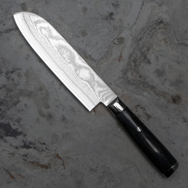 Satake Cutlery Mfg Damascus Nóż Santoku 17 cm