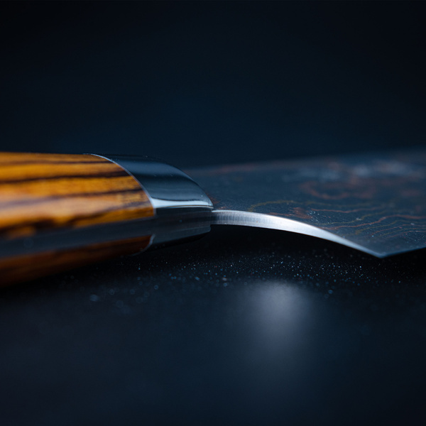 Takeshi Saji IW Aogami#2 Color Nóż Santoku 18 cm