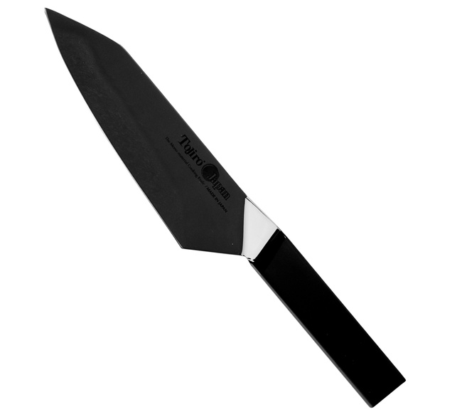 Tojiro Origami Black Polerowany Nóż Santoku 16,5 cm