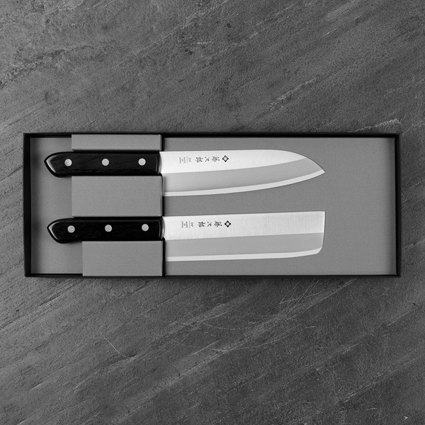 Tojiro DP3 Eco Santoku 17 cm + Nakiri 16,5 cm