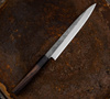 Hideo Kitaoka Shirogami Black Oktagon Nóż Yanagi 21 cm