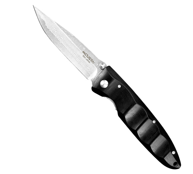 Mcusta Classic Wave Black Pakka Damascus VG-10 8,5 cm