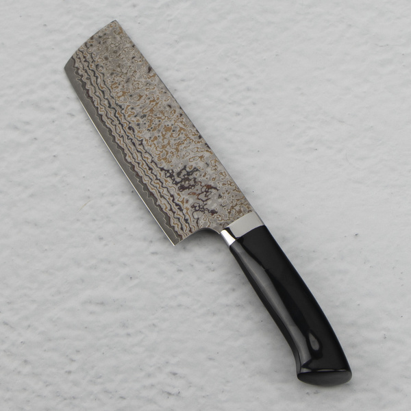 Takeshi Saji Art Black Color VG-10 Nóż Nakiri 17cm