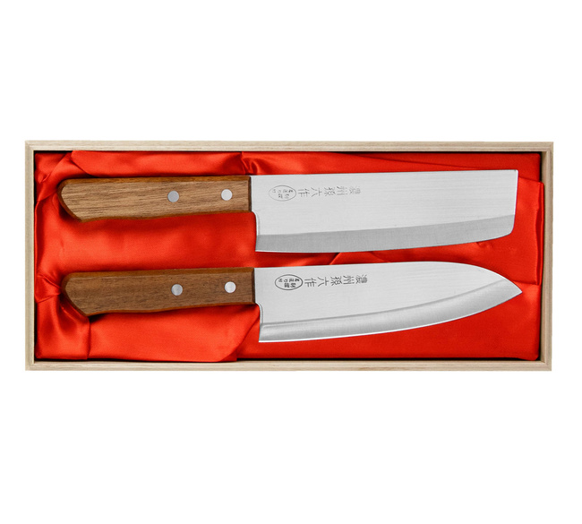 Satake Tomoko Zestaw Santoku + Nakiri