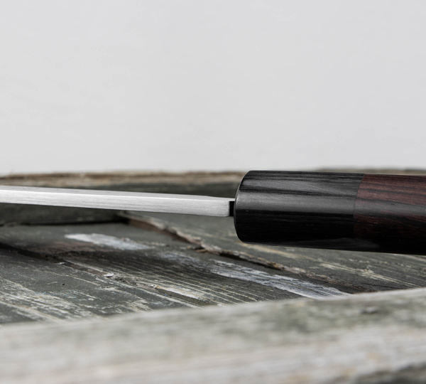 Hideo Kitaoka Shirogami Satin Nóż Kiritsuke 27 cm