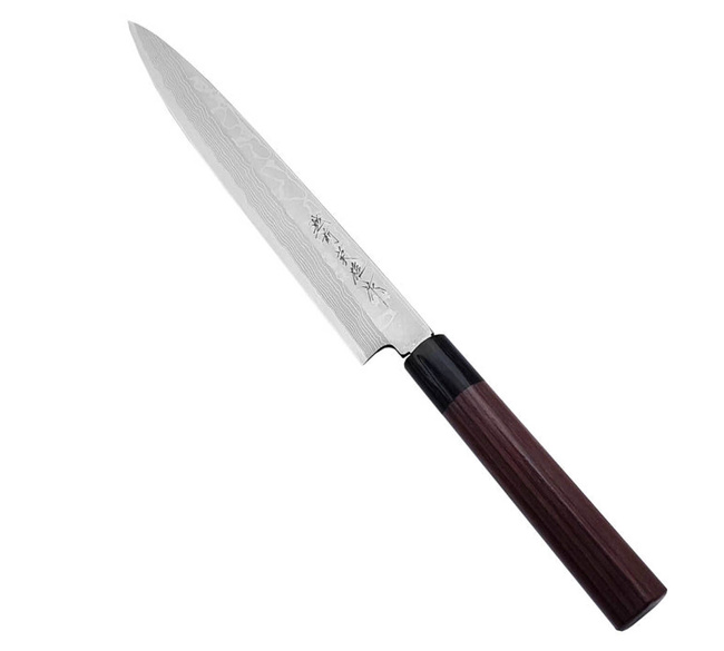 Hideo Kitaoka Nóż Shirogami Satin Yanagi 24 cm leworęczny