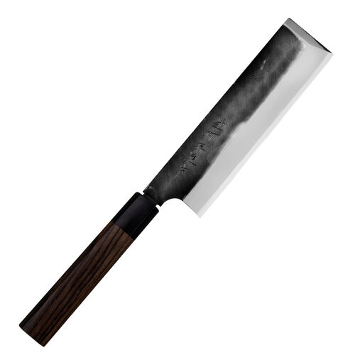  Hideo Kitaoka Shirogami Black Oktagon Nóż Usuba 18 cm