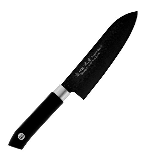 Satake Swordsmith Black Nóż Santoku 17cm
