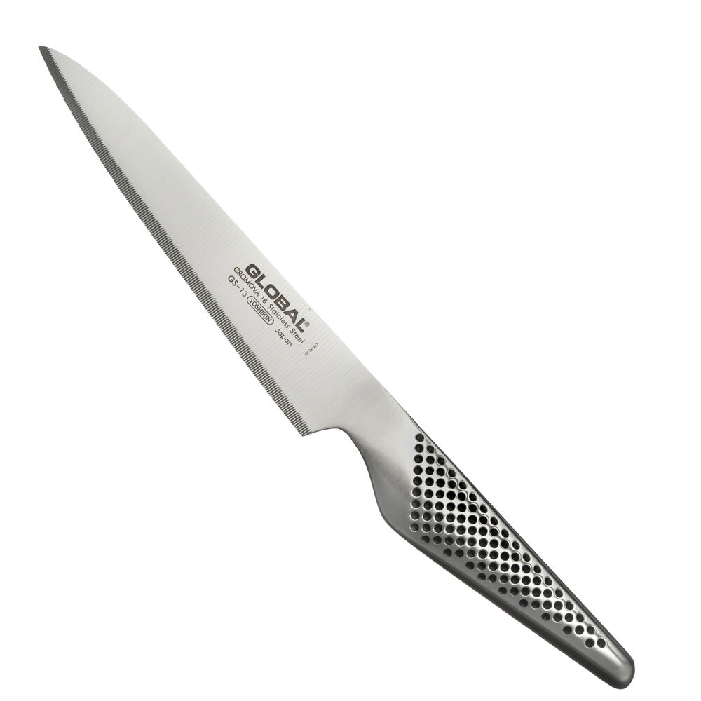 Nóż uniwersalny ząbkowany 15cm | Global GS-13