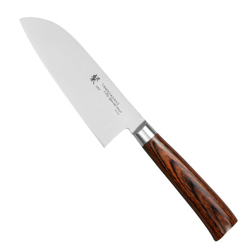 Tamahagane SAN Brown VG-5 Nóż Santoku 12cm