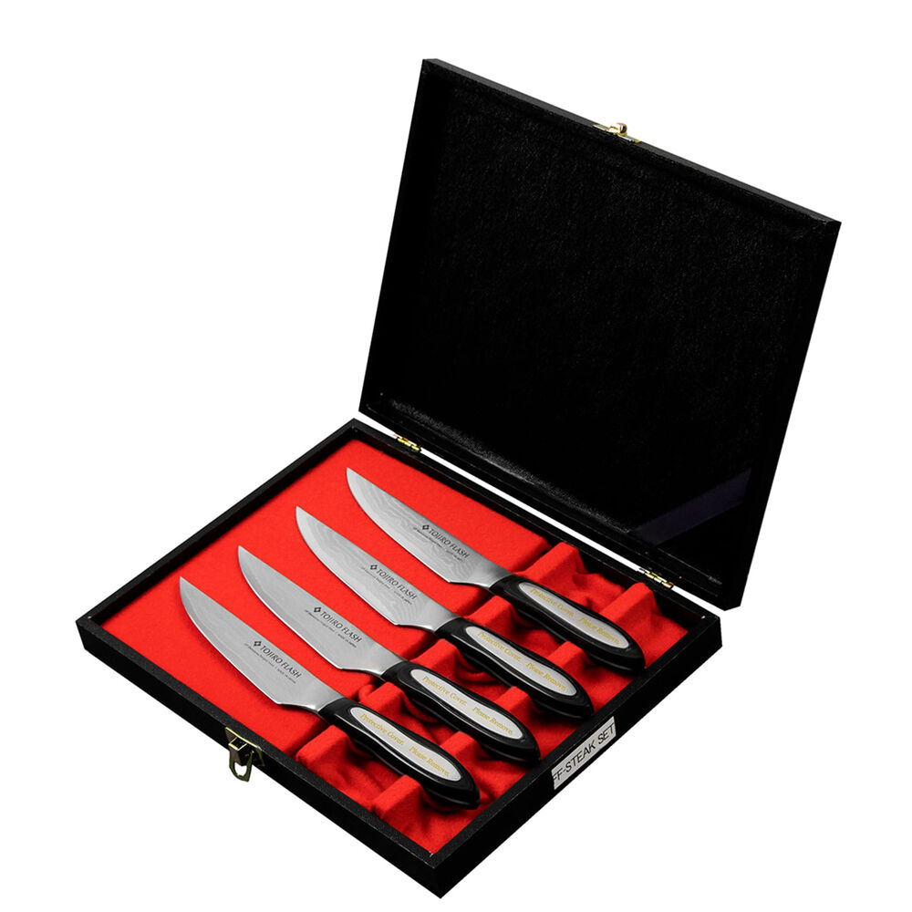 Tojiro Flash Zestaw 4 noży do steków 11cm