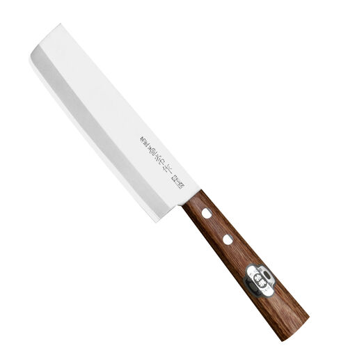 Kanetsune 1000 Shirogami#2/SS Nóż mini Nakiri 13,5 cm